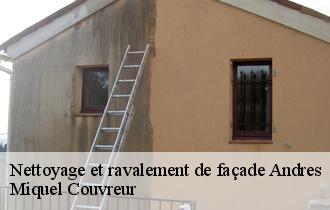 Nettoyage et ravalement de façade  andres-62340 Miquel Couvreur