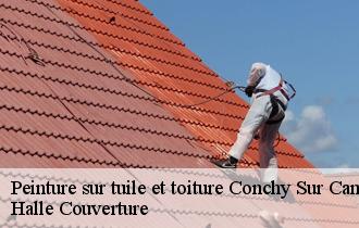 Peinture sur tuile