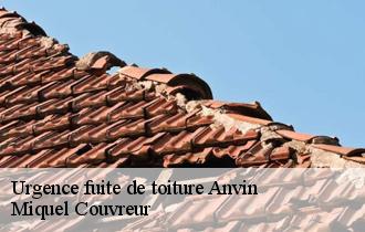Urgence fuite de toiture  anvin-62134 Miquel Couvreur