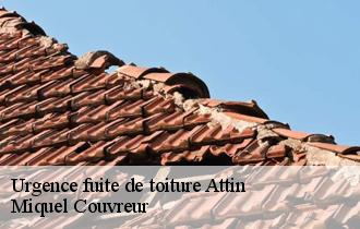 Urgence fuite de toiture  attin-62170 Miquel Couvreur