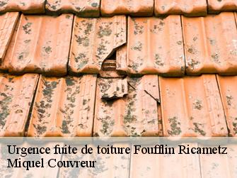 Réparation fuite de toiture à Foufflin Ricametz tél: 03.59.28.30.83