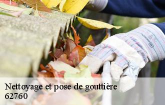 Nettoyage et pose de gouttière  62760