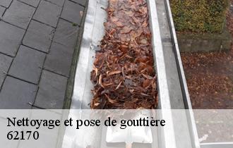 Nettoyage et pose de gouttière  62170