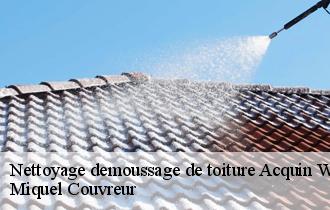 Nettoyage demoussage de toiture  acquin-westbecourt-62380 Miquel Couvreur