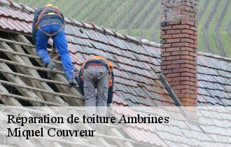Réparation de toiture  ambrines-62127 Miquel Couvreur