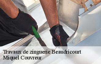 Travaux de zinguerie  beaudricourt-62810 Miquel Couvreur