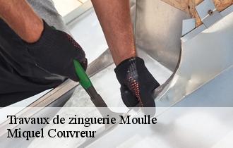 Travaux de zinguerie  moulle-62910 Miquel Couvreur