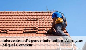 Intervention d'urgence fuite toiture   affringues-62380 Miquel Couvreur