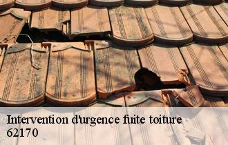Intervention d'urgence fuite toiture